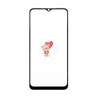 Стекло модуля для Xiaomi Redmi A1 в сборе с OCA пленкой Черный - OR (Mitsubishi)