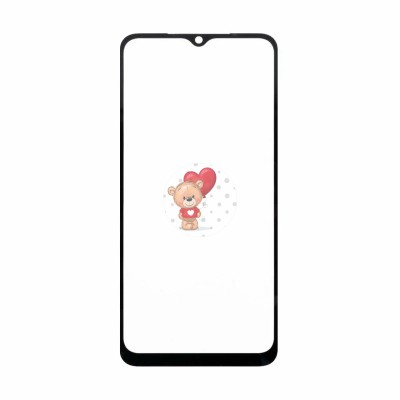 Стекло модуля для Xiaomi Redmi A1 в сборе с OCA пленкой Черный - OR (Mitsubishi)