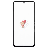 Стекло модуля для Xiaomi Redmi Note 10 Pro 4G в сборе с OCA пленкой Черный - OR