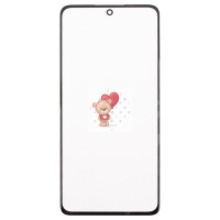Стекло модуля для Xiaomi Redmi Note 14 4G в сборе с OCA пленкой Черный - OR (Mitsubishi)