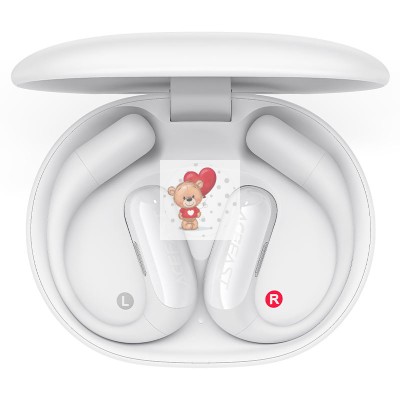 Беспроводные наушники Acefast FA002 (TWS, накладные с ушным креплением, шумоподавление) Белый