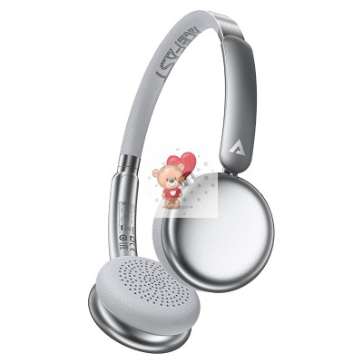 Беспроводные наушники Acefast H8 (накладные, активное шумоподавление) Серебро