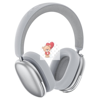 Беспроводные наушники Acefast H9 (накладные, активное шумоподавление) Серебро