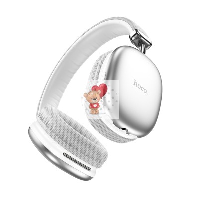 Беспроводные наушники Hoco W35 (накладные) Серебро