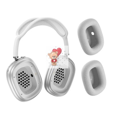 Беспроводные наушники Hoco W58 (накладные, активное шумоподавление) Серебро