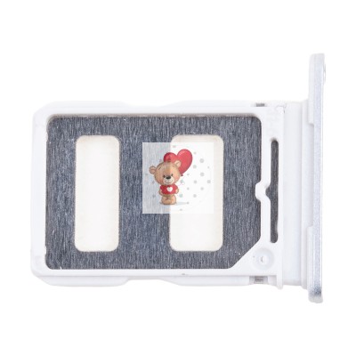 Лоток SIM для Huawei Nova Y91 Серебро