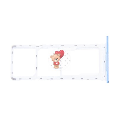 Лоток SIM для Infinix Smart 7 HD Голубой