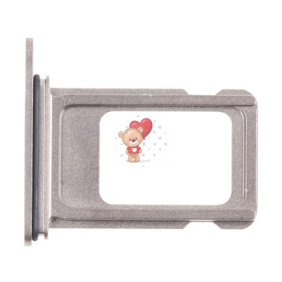 Лоток SIM для iPhone 15 Pro (1 Sim) Серый Лоток SIM для iPhone 15 Pro (1 Sim) Серый