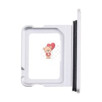 Лоток SIM для Apple iPhone 16 (1 Sim) Белый