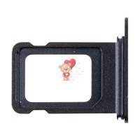 Лоток SIM для iPhone 14 (1 Sim) Черный Лоток SIM для iPhone 14 (1 Sim) Черный