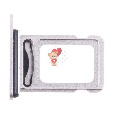 Лоток SIM для iPhone 14 (2 Sim) Белый Лоток SIM для iPhone 14 (2 Sim) Белый