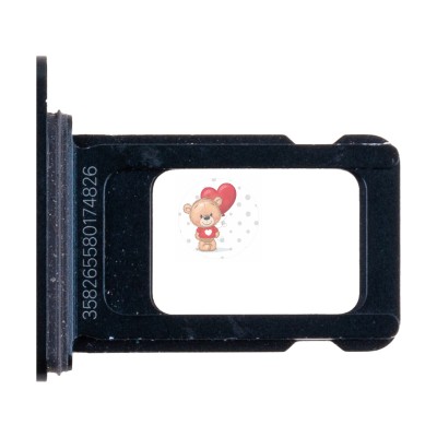 Лоток SIM для iPhone 14 Pro (1 Sim) Черный Лоток SIM для iPhone 14 Pro (1 Sim) Черный