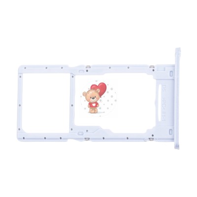 Лоток SIM для Samsung A256E Galaxy A25 5G Голубой