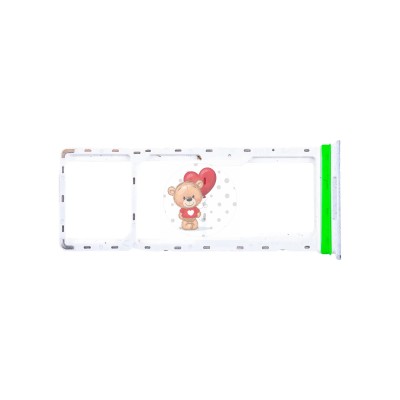 Лоток SIM для Tecno Spark 20 (KJ5) Белый