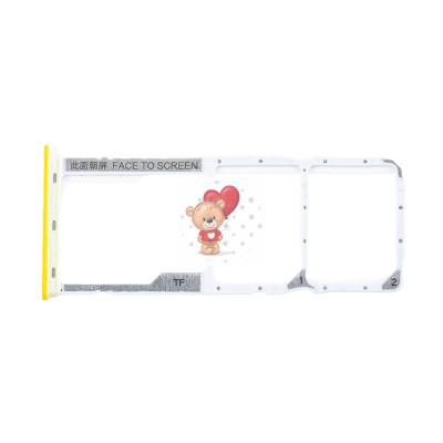 Лоток SIM для Xiaomi Poco C40 Желтый Лоток SIM для Xiaomi Poco C40 Желтый