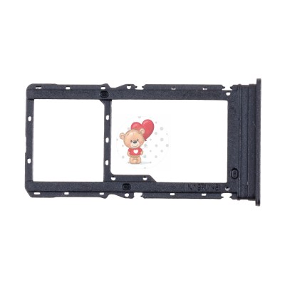 Лоток SIM для Xiaomi Poco M6 4G Черный