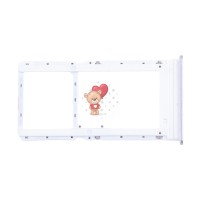 Лоток SIM для Xiaomi Poco M6 4G Серебро Лоток SIM для Xiaomi Poco M6 4G Серебро