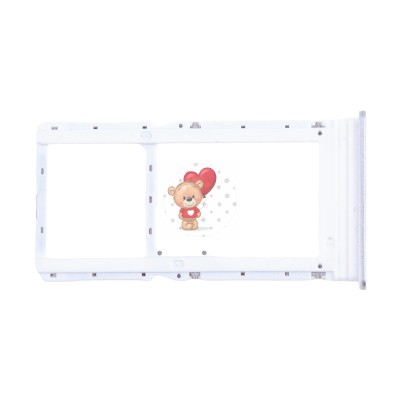 Лоток SIM для Xiaomi Poco M6 4G Серебро Лоток SIM для Xiaomi Poco M6 4G Серебро