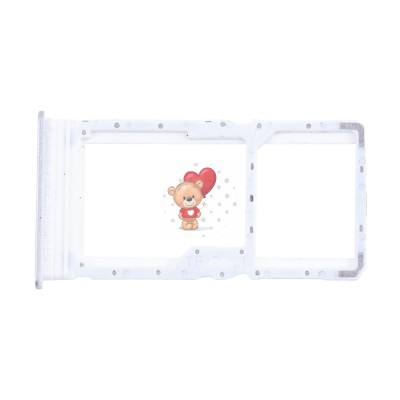 Лоток SIM для Xiaomi Poco M6 4G Серебро Лоток SIM для Xiaomi Poco M6 4G Серебро