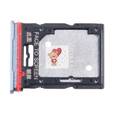 Лоток SIM для Xiaomi Redmi Note 11 Pro+ 5G Голубой