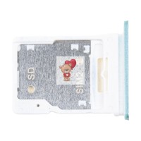 Лоток SIM для Xiaomi Redmi Note 14 4G Голубой