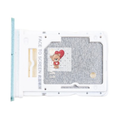 Лоток SIM для Xiaomi Redmi Note 14 4G Голубой