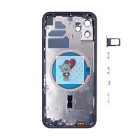 Корпус для iPhone 12 (1 Sim) Черный - Премиум Корпус для iPhone 12 (1 Sim) Черный - Премиум