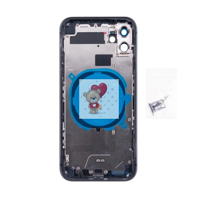 Корпус для iPhone 11 (1 Sim) Черный - Премиум Корпус для iPhone 11 (1 Sim) Черный - Премиум