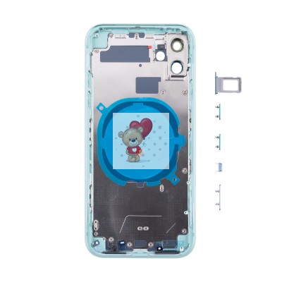 Корпус для iPhone 11 (1 Sim) Зеленый - Премиум Корпус для iPhone 11 (1 Sim) Зеленый - Премиум