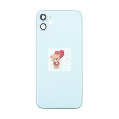 Корпус для iPhone 11 (1 Sim) Зеленый - Премиум Корпус для iPhone 11 (1 Sim) Зеленый - Премиум