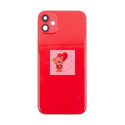 Корпус для iPhone 11 (1 Sim) Красный - Премиум Корпус для iPhone 11 (1 Sim) Красный - Премиум