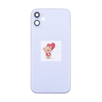 Корпус для iPhone 11 (1 Sim) Фиолетовый - Премиум Корпус для iPhone 11 (1 Sim) Фиолетовый - Премиум