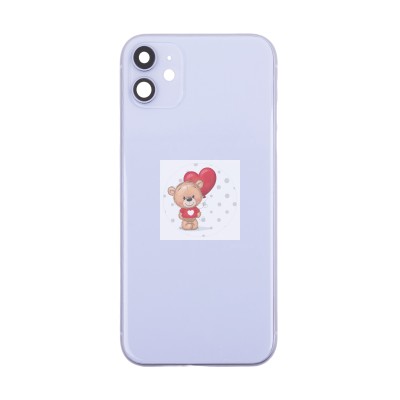 Корпус для iPhone 11 (1 Sim) Фиолетовый Корпус для iPhone 11 (1 Sim) Фиолетовый