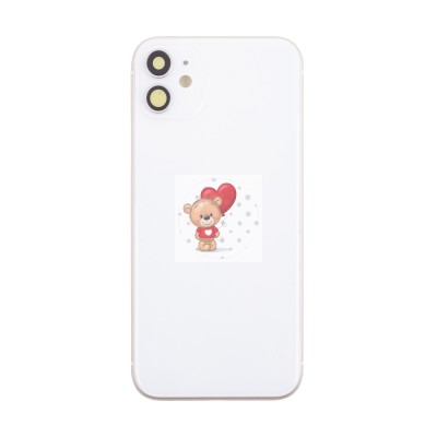 Корпус для iPhone 11 (1 Sim) Белый - Премиум Корпус для iPhone 11 (1 Sim) Белый - Премиум