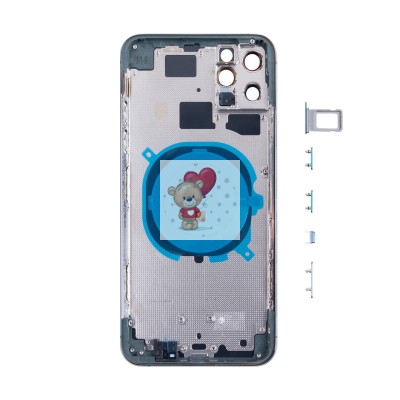Корпус для iPhone 11 Pro Max (1 Sim) Темно-зеленый - Премиум