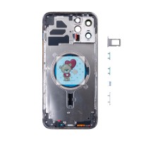 Корпус для iPhone 12 Pro Max (1 Sim) Серый - Премиум Корпус для iPhone 12 Pro Max (1 Sim) Серый - Премиум