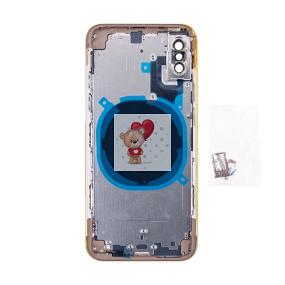 Корпус для iPhone Xs (1 Sim) Золото - Премиум