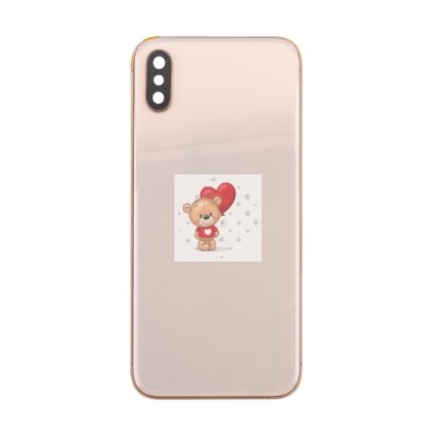 Корпус для iPhone Xs (1 Sim) Золото - Премиум Корпус для iPhone Xs (1 Sim) Золото - Премиум