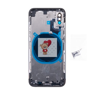 Корпус для iPhone Xs (1 Sim) Серый - Премиум Корпус для iPhone Xs (1 Sim) Серый - Премиум