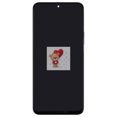 Дисплей для Huawei Honor X8 (TFY-LX1) модуль с рамкой и тачскрином (черный) - OR