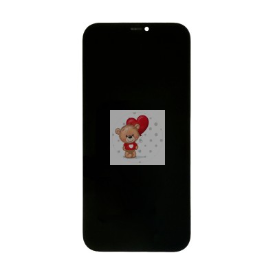 Дисплей для Apple iPhone 12 Pro Max (A2411) в сборе с тачскрином Черный - (In-Cell, Full HD) (с верификацией = с привязкой без ошибки)