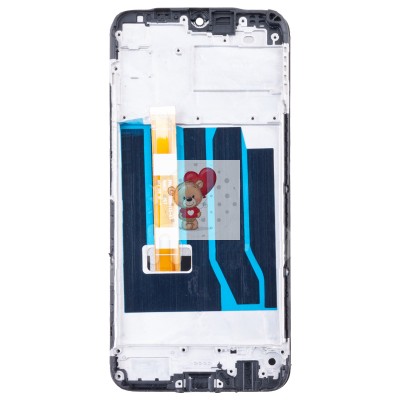 Дисплей для Realme C25s (RMX3195) модуль с рамкой и тачскрином (черный) - OR (дефект рамки)