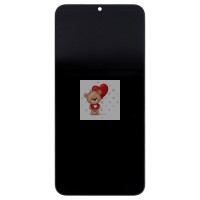 Дисплей для Realme C30 (RMX3581) модуль с рамкой и тачскрином (черный) - OR