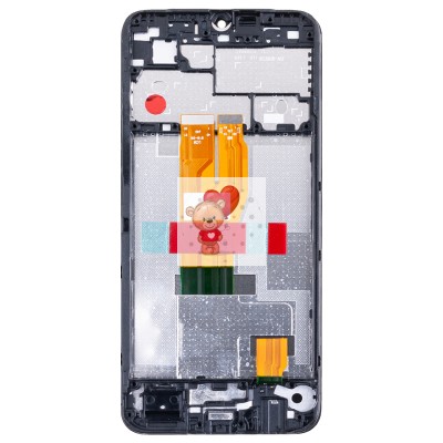 Дисплей для Realme C30 (RMX3581) модуль с рамкой и тачскрином (черный) - OR