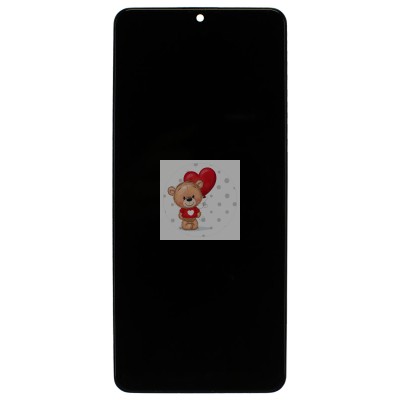 Дисплей для Samsung A325F Galaxy A32 4G модуль с рамкой Черный - OR Ref. (SP)