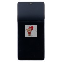 Дисплей для Samsung A336B Galaxy A33 5G модуль с рамкой и тачскрином (белый) - (OLED)