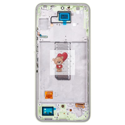 Дисплей для Samsung A346B Galaxy A34 5G модуль с рамкой и тачскрином (зеленый) - (OLED) (Small Size)
