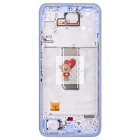 Дисплей для Samsung A346B Galaxy A34 5G модуль с рамкой Фиолетовый - (OLED) (Full Size)