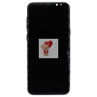 Дисплей для Samsung G955F Galaxy S8 Plus модуль с рамкой и тачскрином (черный) - (In-Cell)