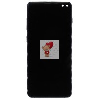 Дисплей для Samsung G975F Galaxy S10 Plus модуль с рамкой и тачскрином (черный) - (In-Cell)